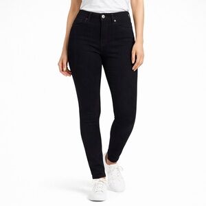 Dalia High-Rise Black Skinny Jeans Leggings - Women's